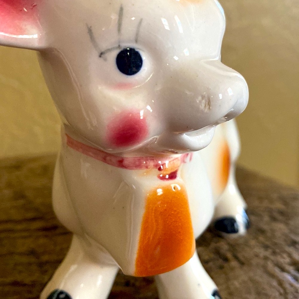 🐂Vintage🐂Cow Creamer & Salt & Pepper Shaker Set - Picture 6 of 11